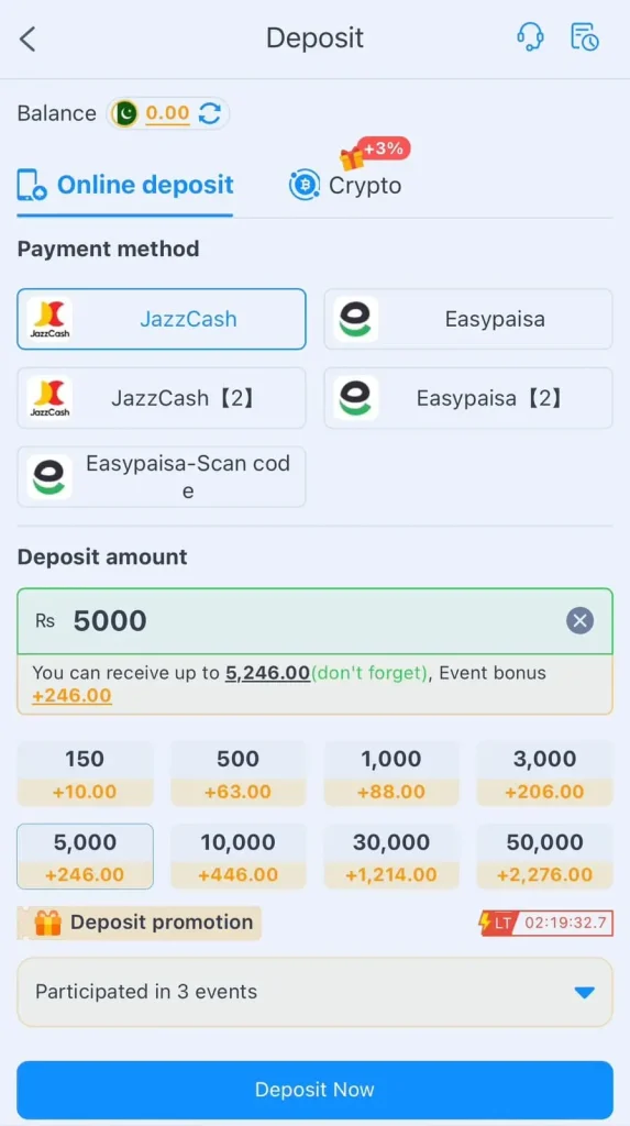 Deposit Process
