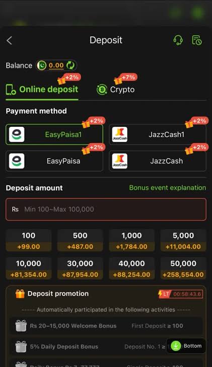 Deposit