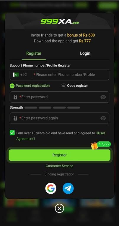 Registration process