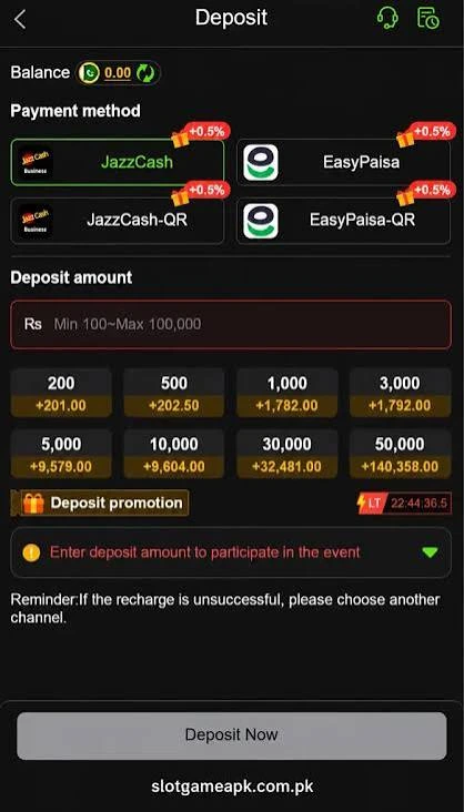 Deposits process