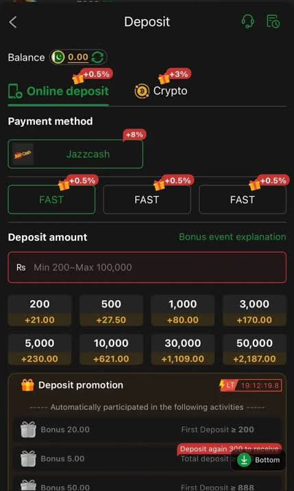 Deposit Process